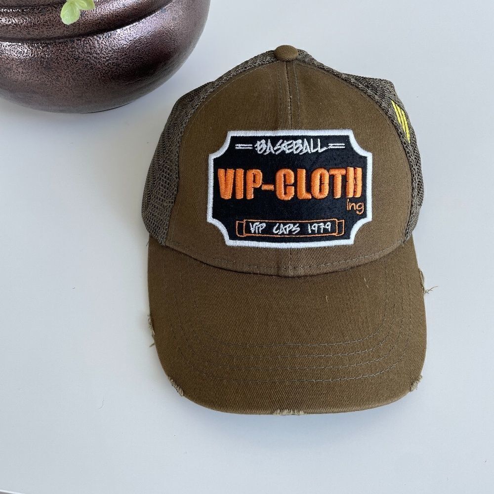 VIP‎ Clothing 1979 Army green Patch Baseball Cap